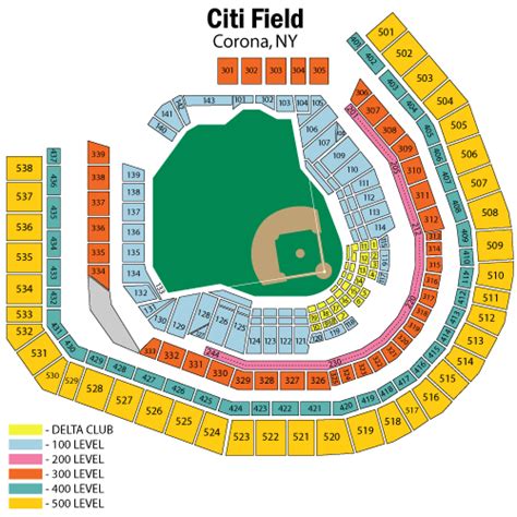 mets stadium seating chart